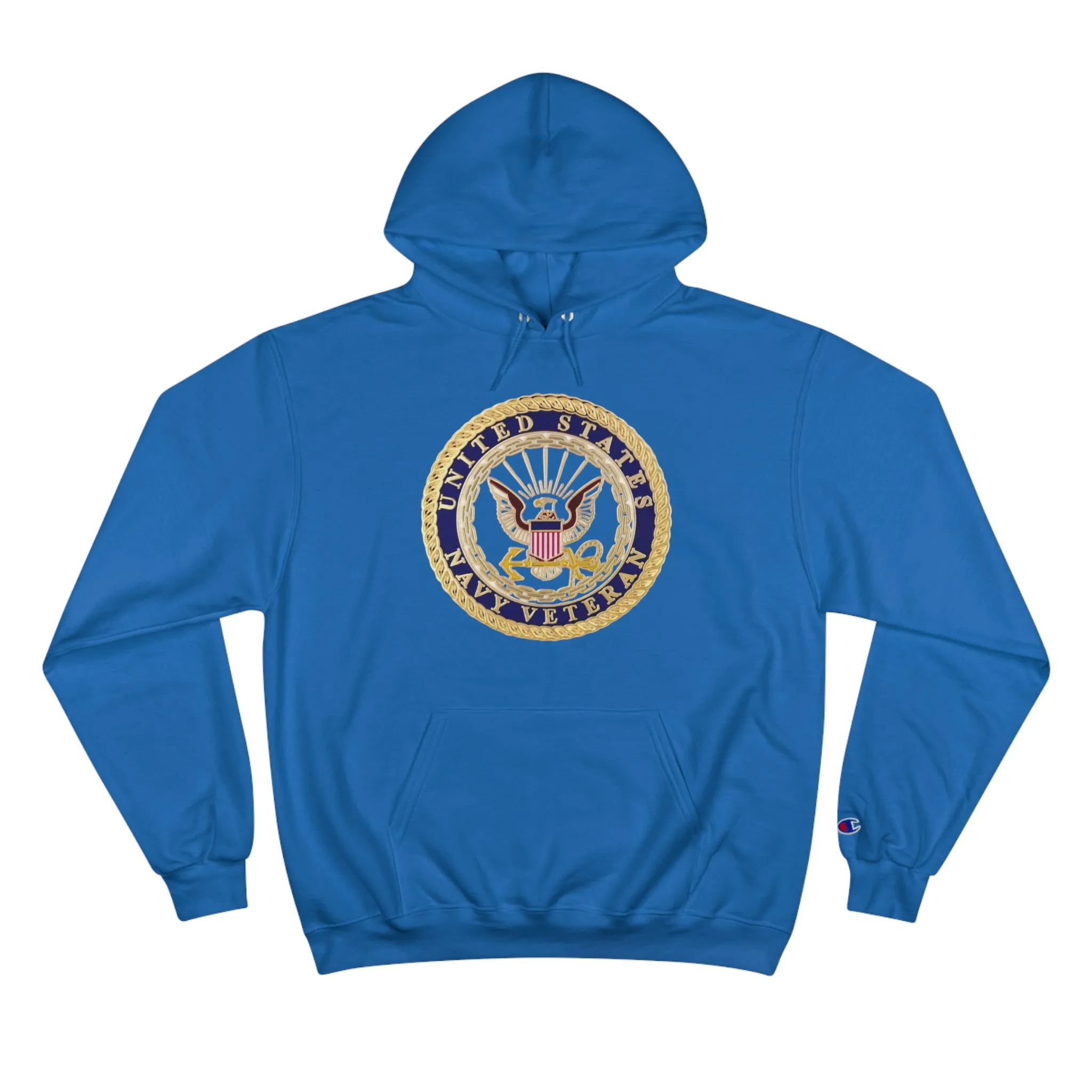 U.S. Navy Veteran-Champion Hoodie w/o image on back