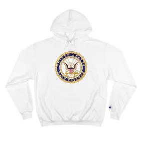 U.S. Navy Veteran-Champion Hoodie w/o image on back