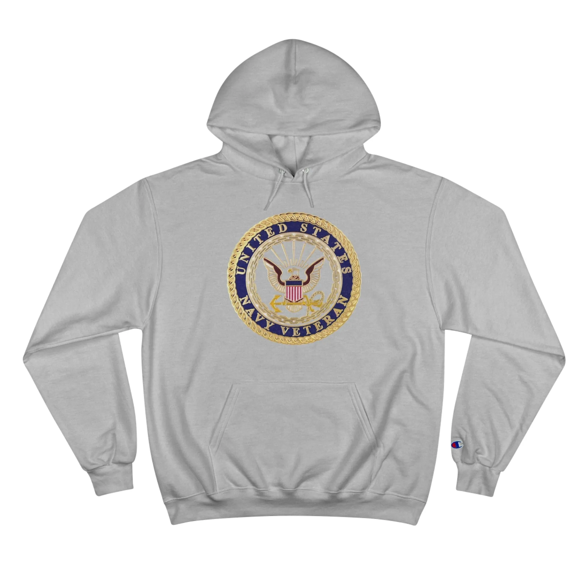 U.S. Navy Veteran-Champion Hoodie w/o image on back