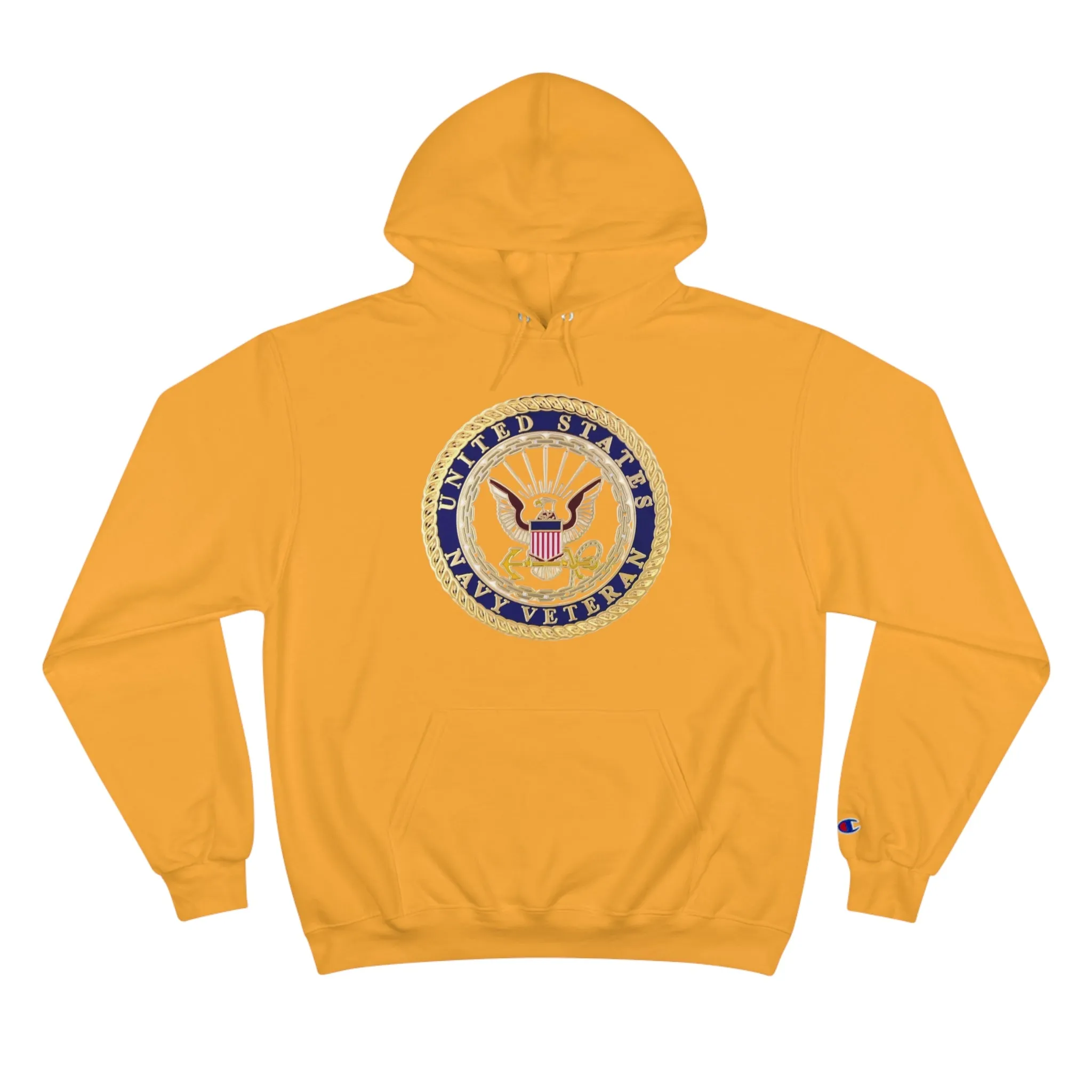 U.S. Navy Veteran-Champion Hoodie w/o image on back