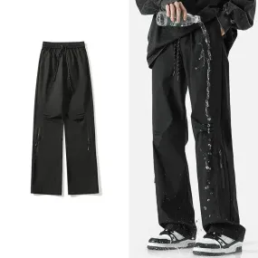 Water-Resistant Relaxed Fit Casual Pants