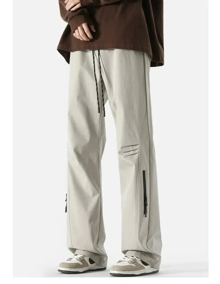 Water-Resistant Relaxed Fit Casual Pants