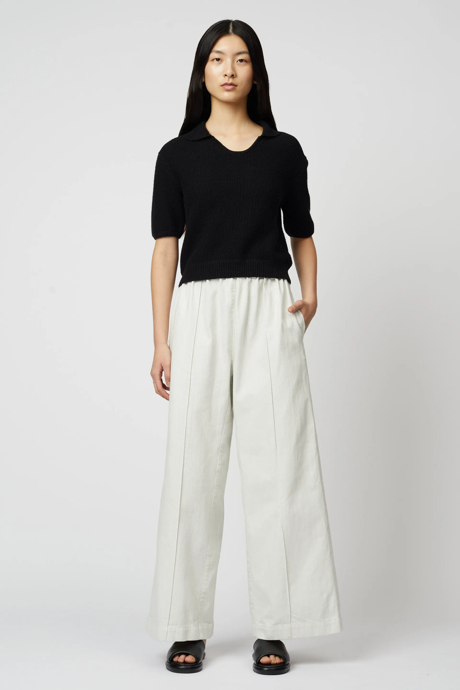 Wide Pant - Drapey Bio Washed Twill