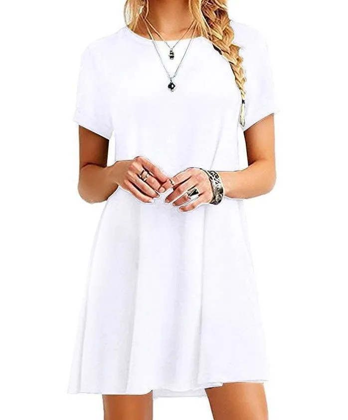 Women's Fashion Cool Trendy Short-sleeved Dress Blouses