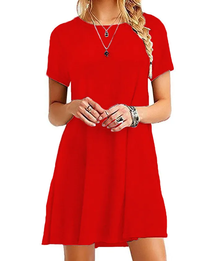 Women's Fashion Cool Trendy Short-sleeved Dress Blouses