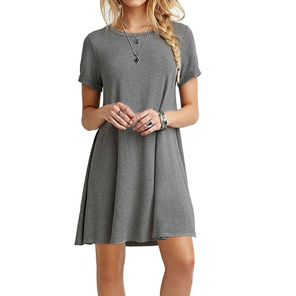 Women's Fashion Cool Trendy Short-sleeved Dress Blouses