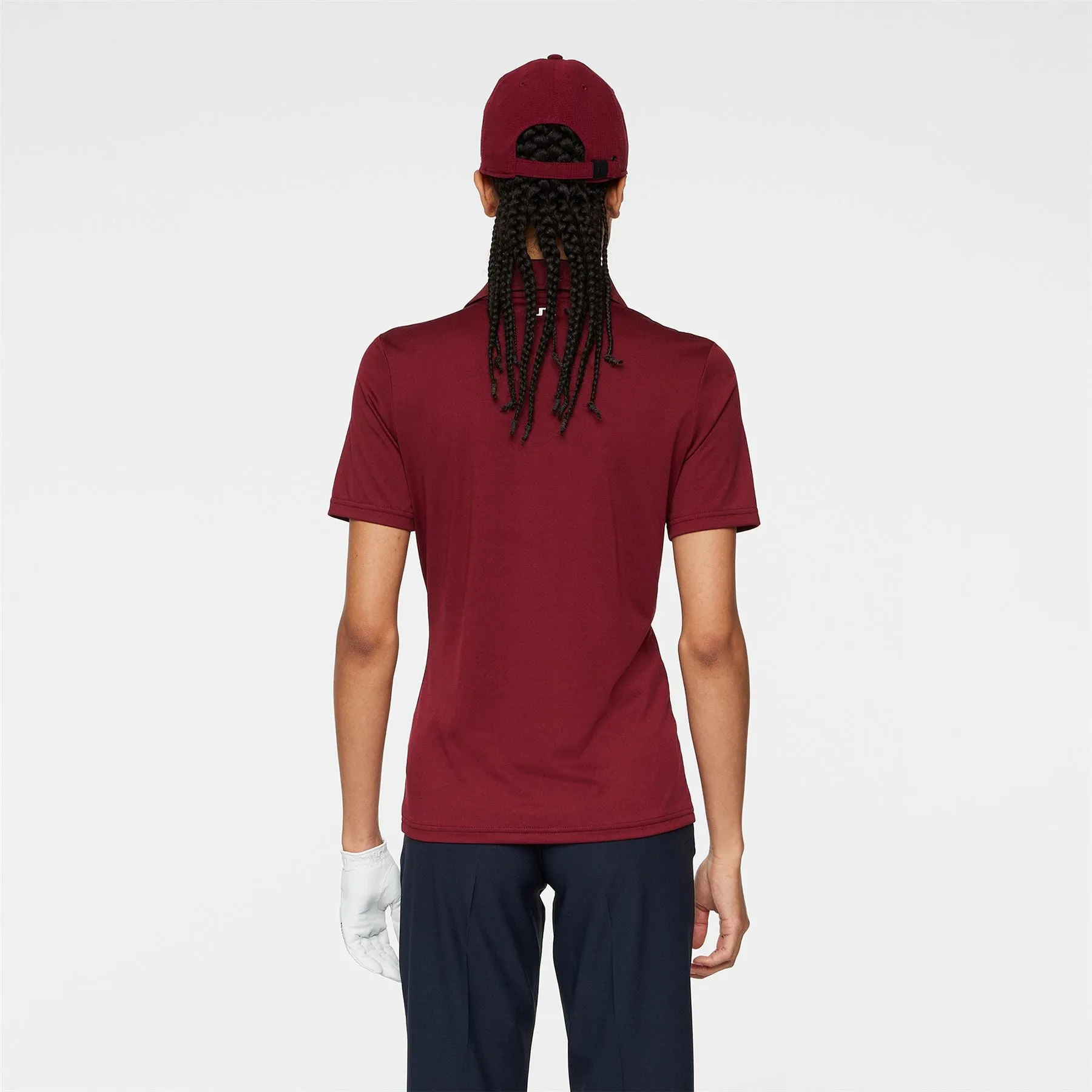 Womens Lorde Soft TX Jersey Polo Cabernet - AW24