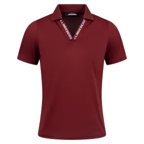 Womens Lorde Soft TX Jersey Polo Cabernet - AW24